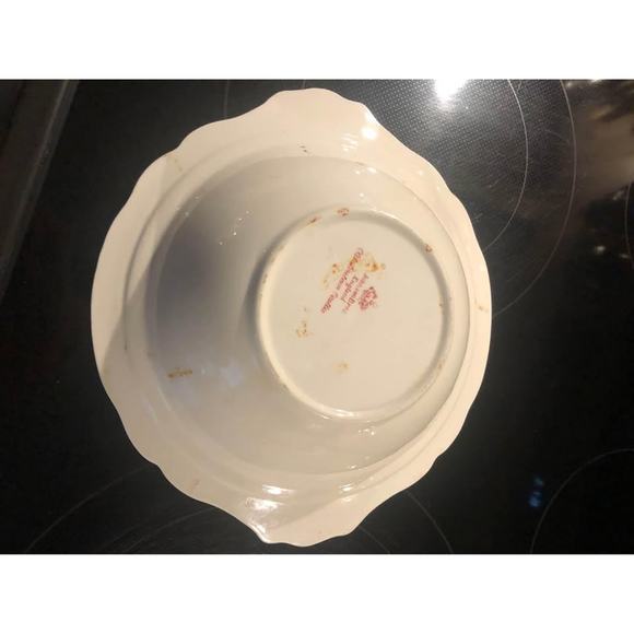 Vintage Johnson Brothers Old Britain Castles Round Serving Bowl - Pink - Picture 8 of 9